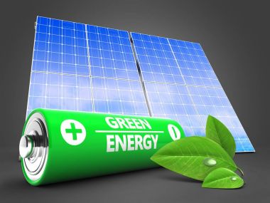  pil ve güneş paneli