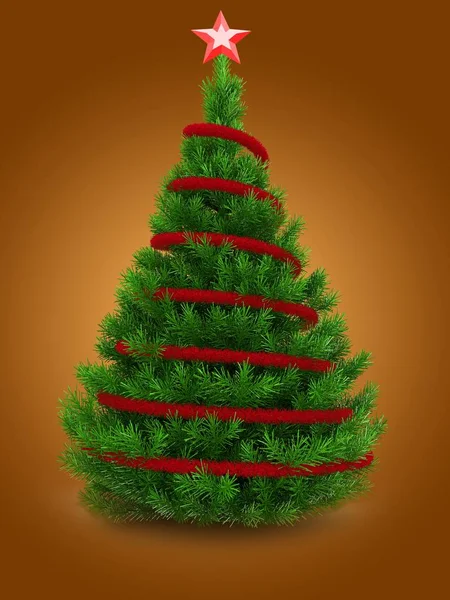 Árvore de Natal. Férias — Fotografia de Stock