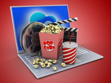 modern dizüstü bilgisayar çizimi