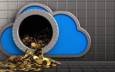  altın sikke ile bulut