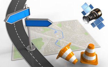 dizin ile parlak harita 