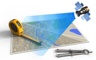  cetvel ve uydu haritası 