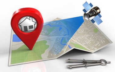 Eve PIN ile harita kağıt