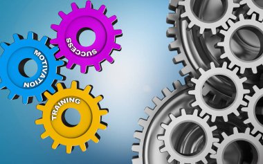 mavi arka plan üzerinde başarı sistemi