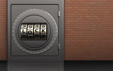  metal kodu kilit kapı ile güvenli