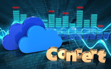 ses dalgası dijital arka plan