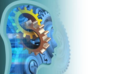 Dişliler beyaz arkaplanda