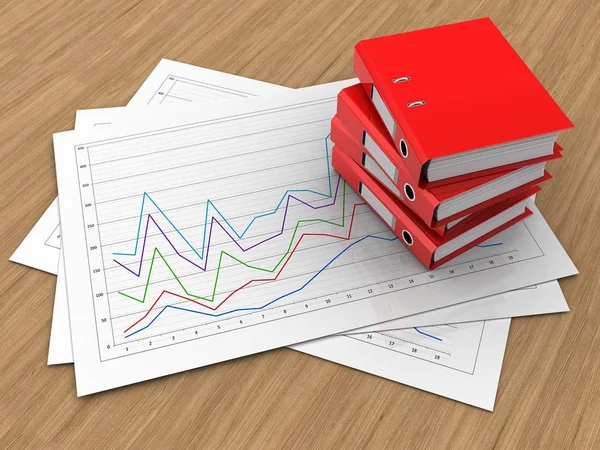 Diyagram kağıtları ve cilt klasörler 