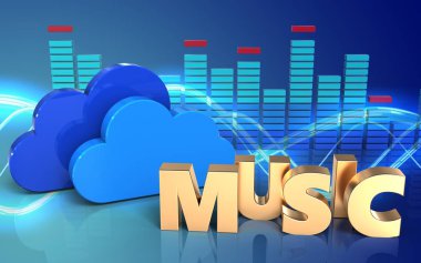  ses arka plan üzerinde bulutlar