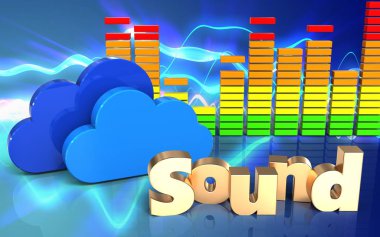  bulutlar ses dalgaları üzerinde gösterimi 