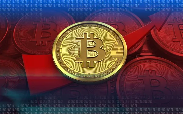  yukarı ok ile bitcoin