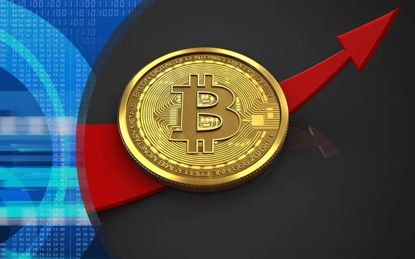 yukarı ok ile bitcoin