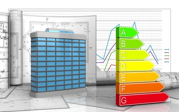 Çizimlerle bina genel 