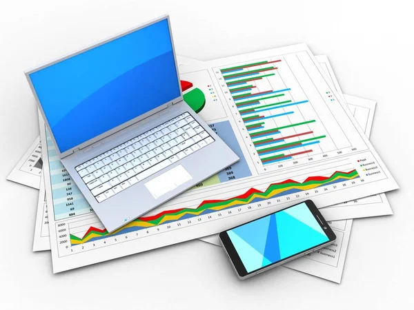 illüstrasyon iş belgelerinin