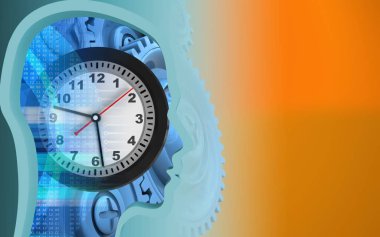 Saatin üzerine arka plan resmi