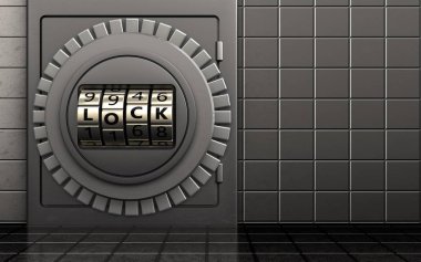 metal güvenli kodu kilit kapı