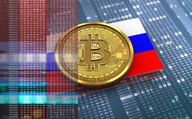 bitcoin arka plan üzerinde gösterimi