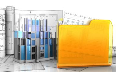  illüstrasyon inşaat ilerleme