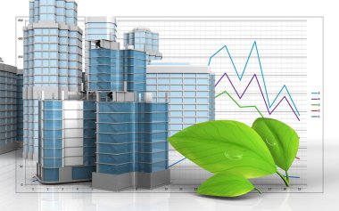 Şehir çeyrek inşaat çizimi