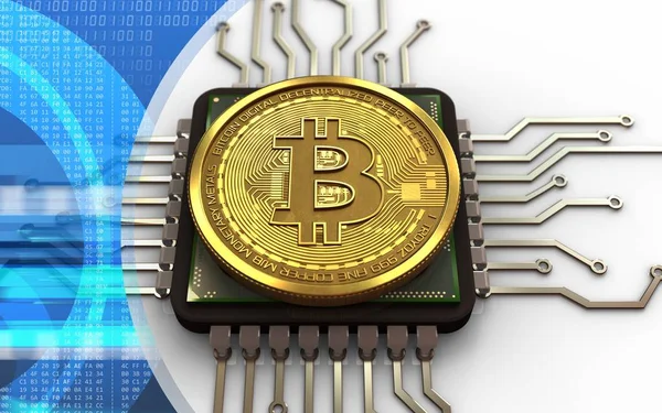 bitcoin arka plan üzerinde gösterimi