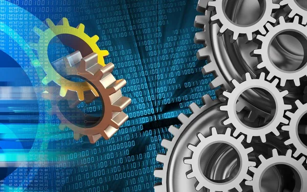  Gears'ın ikili arka plan üzerinde