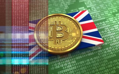 bitcoin arka plan üzerinde gösterimi