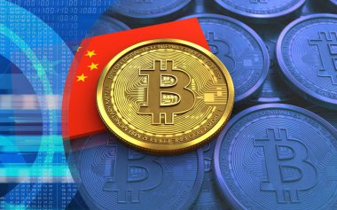 bitcoin arka plan üzerinde gösterimi