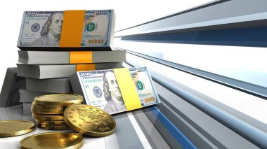  dolar yığını çizimi 