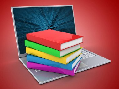  dizüstü bilgisayar arka plan üzerinde gösterimi