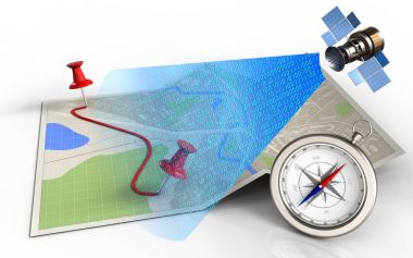 harita kağıt çizimde