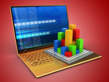  Altın bilgisayar çizimi 