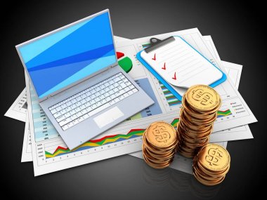 illüstrasyon iş belgelerinin