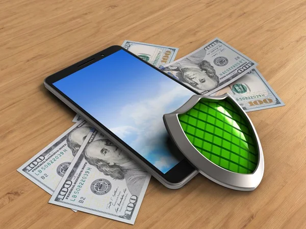 Illustration of mobile phone — Stock Photo, Image