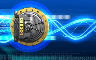 kilitli kasa kapısı