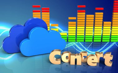 ses arka plan üzerinde bulutlar