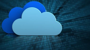 ikili arka plan üzerinde bulutlar