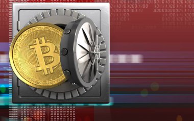  metal güvenli illüstrasyon 