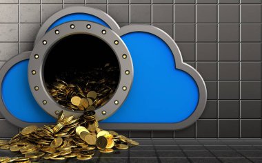  altın sikke ile bulut