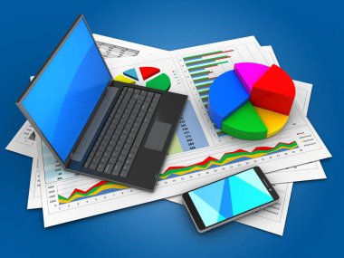 illüstrasyon iş belgelerinin