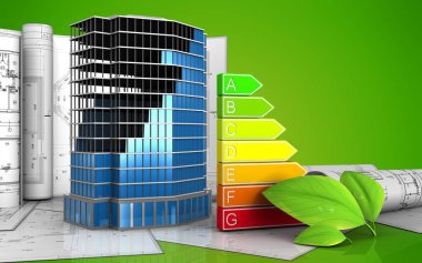 bina inşaat ofis çizimi