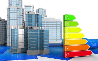 Şehir çeyrek inşaat çizimi