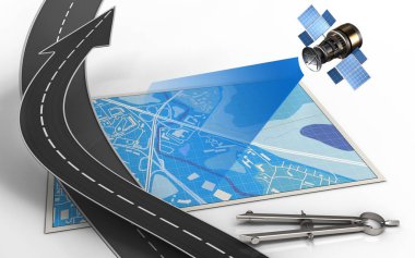 mavi harita gösterimi