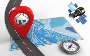 mavi harita gösterimi