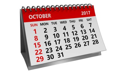 Ekim 2017 gösterimi takvimi