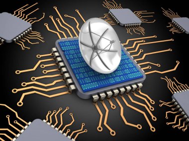 Bilgisayar çipleri çizimi 