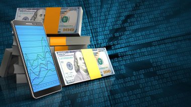 dolar yığını çizimi