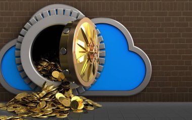  altın sikke üzerinde tuğla