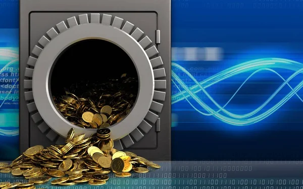 metal güvenli illüstrasyon