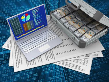 Kağıt arka plan üzerinde gösterimi 