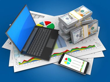 illüstrasyon iş belgelerinin